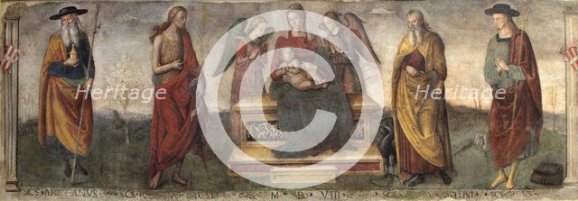 Virgin and Child with Saints, 1508. Creator: Gerino da Pistoia (1480-1529).