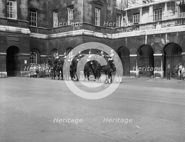 Guards at Horse Guards, London, c1955. Creator: Arthur Charles Kirby Ware.