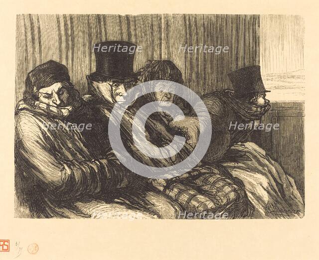 Train de plaisir, 1862. Creator: Charles Maurand.