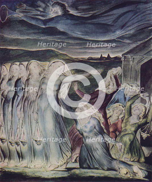'The Parable of the Wise and Foolish Virgins', c1800. Artist: William Blake.