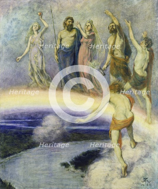 Entry of the Gods into Valhalla, 1880.