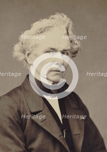 Portrait of the composer Napoléon-Henri Reber (1807-1880), ca 1865. Creator: Petit, Pierre (1598-1677).