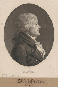 Thomas Jefferson, 1804. Creator: Charles Balthazar Julien Févret de Saint-Mémin.