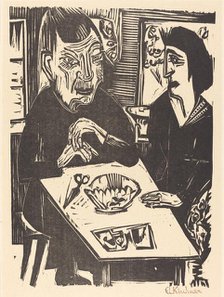 Old and Young Woman (Alte und jungere Frau), 1921. Creator: Ernst Kirchner.