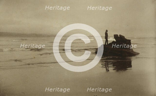 Looking seaward, 1889. Creator: Myra Albert Wiggins.