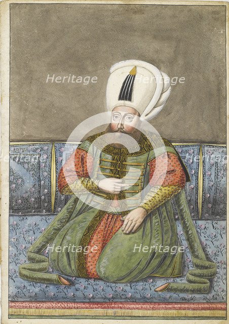 The Sultan Osman I, Early 19th century. Artist: Anonymous  