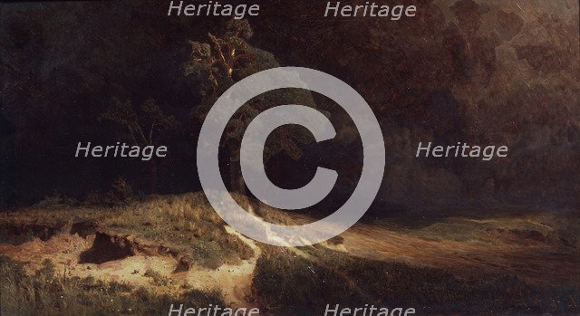 Before a storm, 1882. Artist: Karyakin, Mikhail Alexandrovich (1831-after 1884)