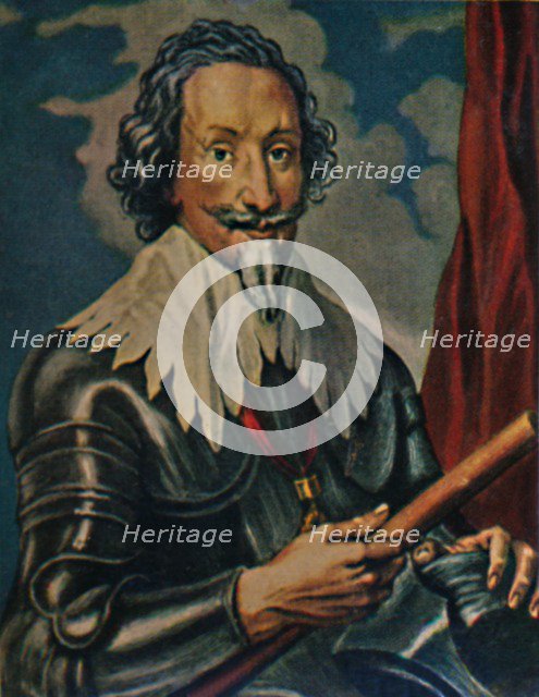 'Graf von Pappenheim 1594-1632. - Gemälde von A. van Dyck', 1934. Creator: Unknown.