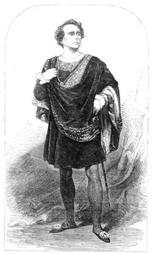Mr. Charles Kean as "Hamlet", 1856.  Creator: Unknown.