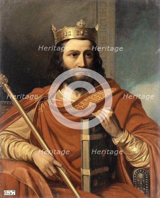 Childebert I, King of the Franks. Artist: Bézard, Jean Louis (1799-1881)