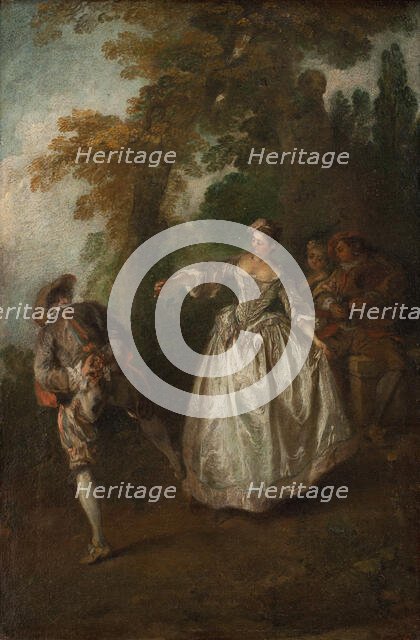 Open Air Dance, First half of the 18th century. Creator: Lancret, Nicolas (1690-1743).