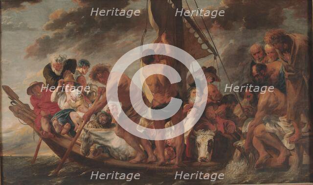 The Tribute Money, Peter Finding the Silver Coin in the Mouth of the Fish, 1616-1634. Creator: Jacob Jordaens.