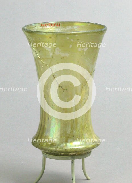 Beaker, Bell, Frankish, 6th-7th century. Creator: Unknown.