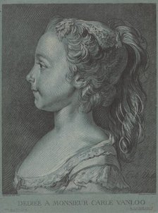 Marie-Rosalie Vanloo, c. 1764. Creator: Louis Marin Bonnet.