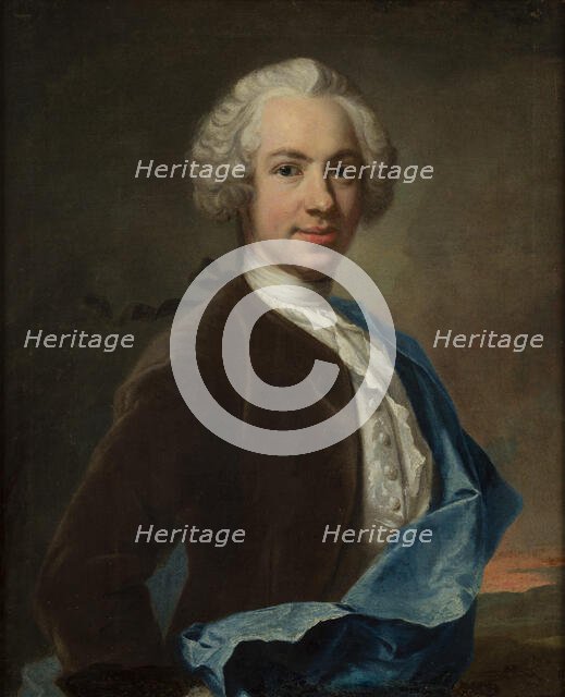 Secretary of Council Carl Fredrik Eckleff, 1746. Creator: Johan Henrik Scheffel.