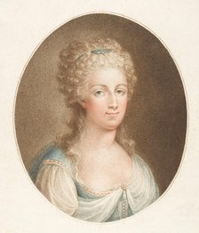 Portrait of Marie Antoinette, late 18th century., late 18th century. Creator: Anon.
