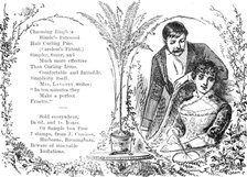 Hinde's Patented Hair Curling Pins, 1883. Creator: Unknown.