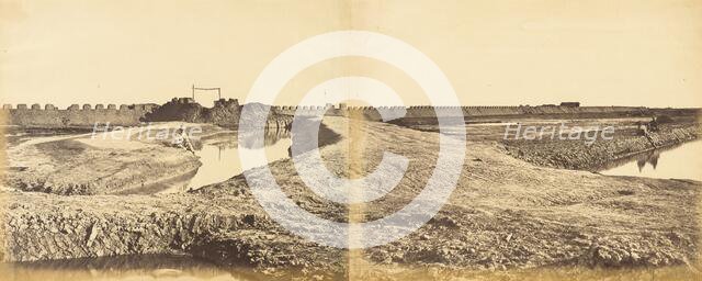 Tangkoo Fort After Its Capture, Showing the French and English Entrance, August 10, 1860, 1860. Creator: Felice Beato.