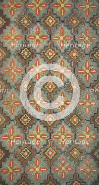 Rug, United States, 19th century. Creator: Unknown.