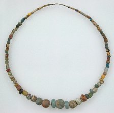 Beaded Necklace, Frankish, 500-600. Creator: Unknown.