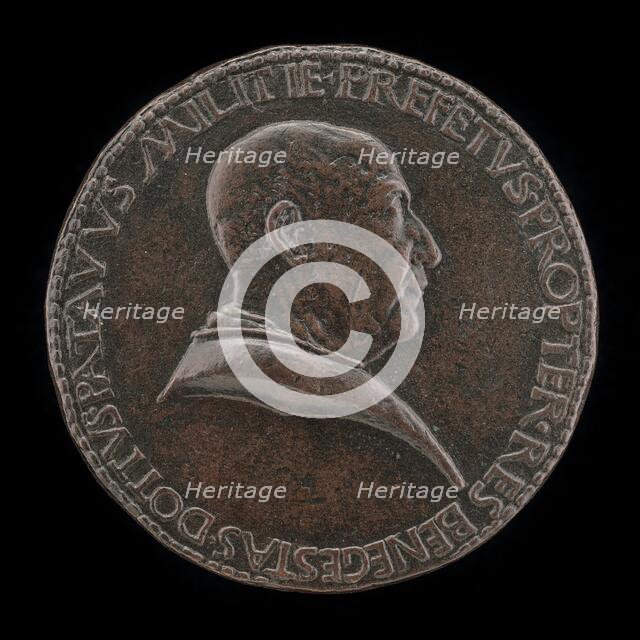 Paolo Dotti of Padua (?), General of Militia in Vicenza 1289 [obverse]. Creator: Cristoforo di Geremia.