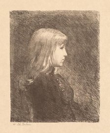 Young Lady (Jeune Fille), 1892. Creator: Charles Marie Dulac (French, 1865-1898).