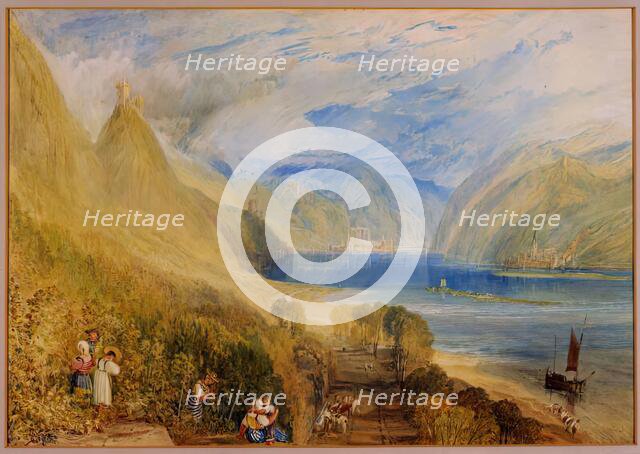 Baccharach on the Rhine, c1820. Creator: JMW Turner.