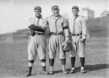 Jack Calvo, William "Germany" Schaefer, And Merito Acosta, Washington Al (Baseball), ca. 1913. Creator: Harris & Ewing.