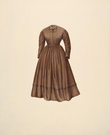 Bishop Hill: Dress, c. 1938. Creator: H. Langden Brown.