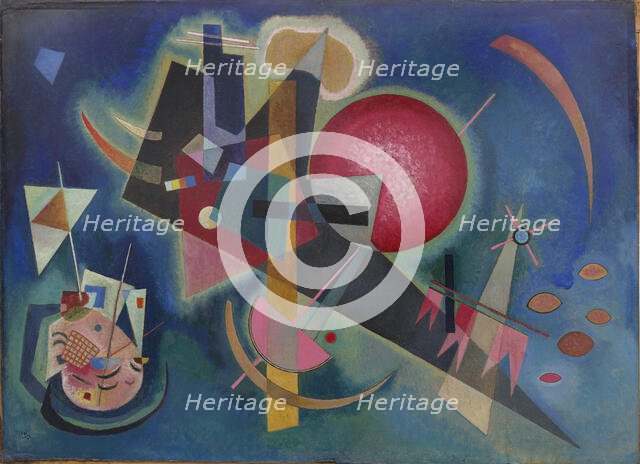 In Blue, 1925. Creator: Kandinsky, Wassily Vasilyevich (1866-1944).