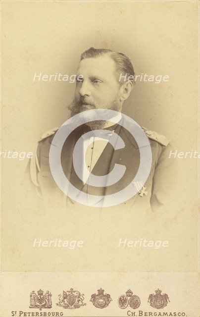Portrait of Grand Duke Konstantin Nikolayevich of Russia (1827-1892), ca 1865.