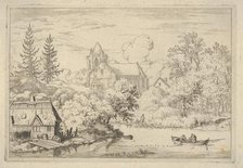 The Casks and Planks at the Back of the River, 17th century. Creator: Allart van Everdingen.