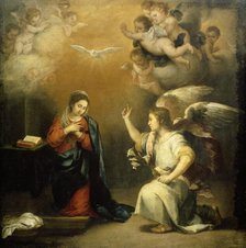 Annunciation to the Virgin, 1660-1680. Creator: Bartolomé Esteban Murillo.