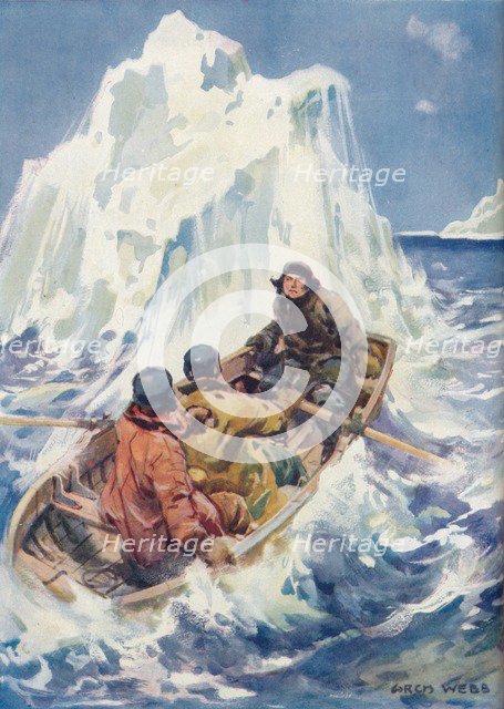 'High Adventure in the Arctic Regions', c1925. Artist: Archibald Bertram Webb.