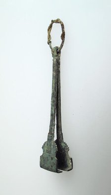Tweezers, Frankish, 7th century. Creator: Unknown.