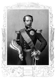 Napoleon III, Emperor of France, mid 1850s. Artist: Unknown