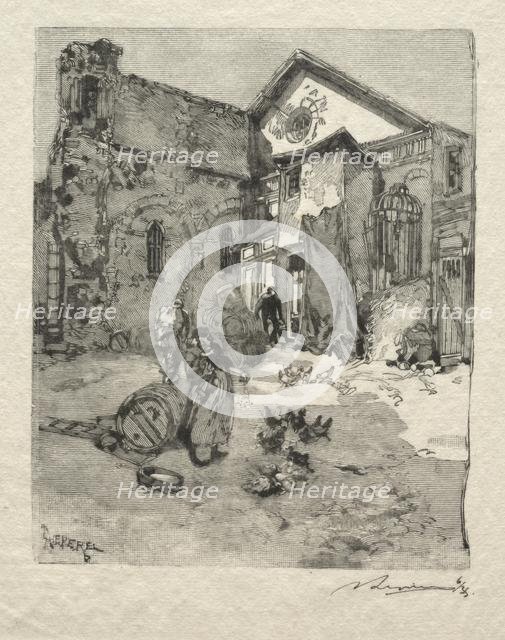 St. Julien le Pauvre: Le Portail. Creator: Auguste Louis Lepère (French, 1849-1918).