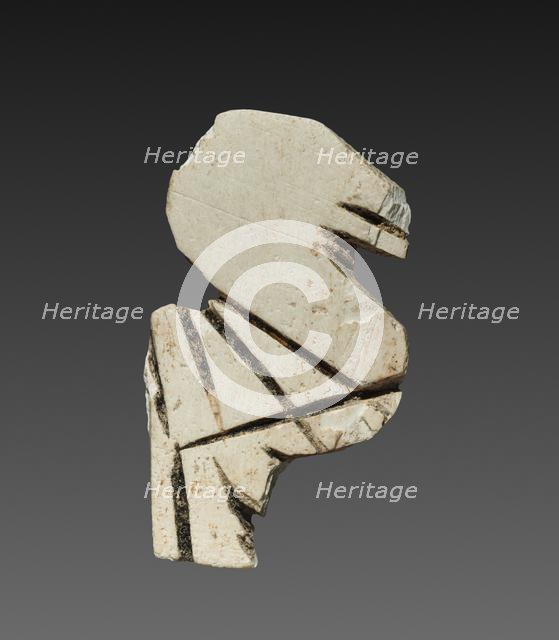 Stylized Bird: Decorative Inlay for a Box, c. 2000 BC. Creator: Unknown.