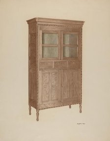 China Closet, c. 1940. Creator: Josephine Prado.