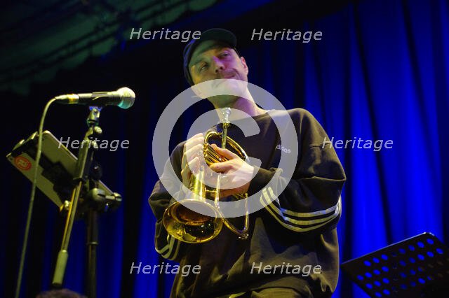 Gabriele Pribetti Quintet, Ropetackle Arts Centre, Shoreham by Sea, West Sussex, Feb 2023. Creator: Brian O'Connor.