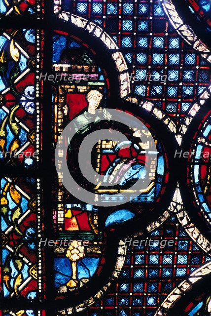 The Inn, stained glass, Chartres Cathedral, France, 1205-1215. Artist: Unknown