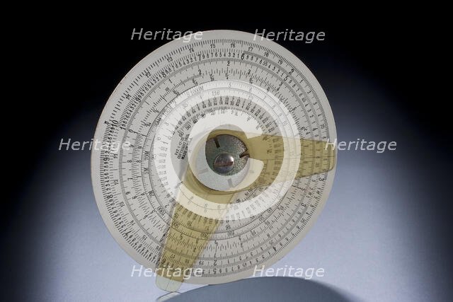 Circular Slide Rule, William J. Powell, 1935. Creator: Unknown.