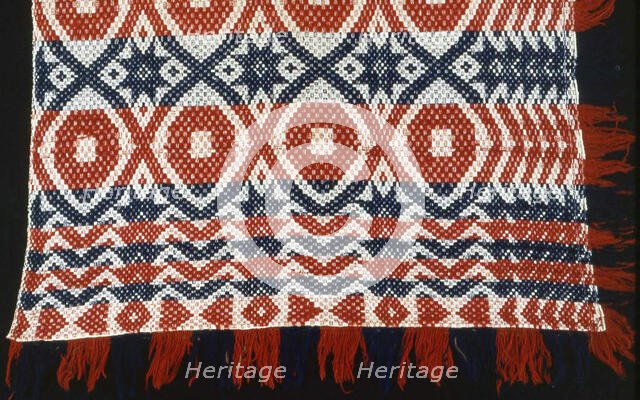 Coverlet, United States, 1820s/30s. Creator: Unknown.