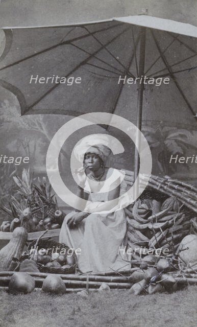 Market woman, Brazil, 1870-1878. Creator: Henschel & Benque.