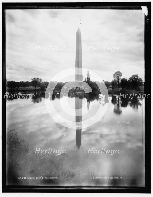 Washington's Monument, between 1890 and 1901. Creator: Unknown.