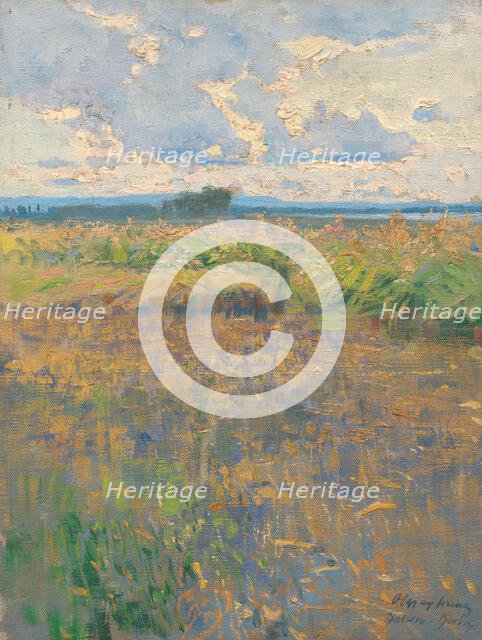Summer landscape, 1900. Creator: Ferenc Olgyay.