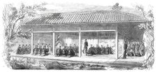 First audience of a British minister with the Tycoon of Japan at Jeddo..., 1860. Creator: Unknown.