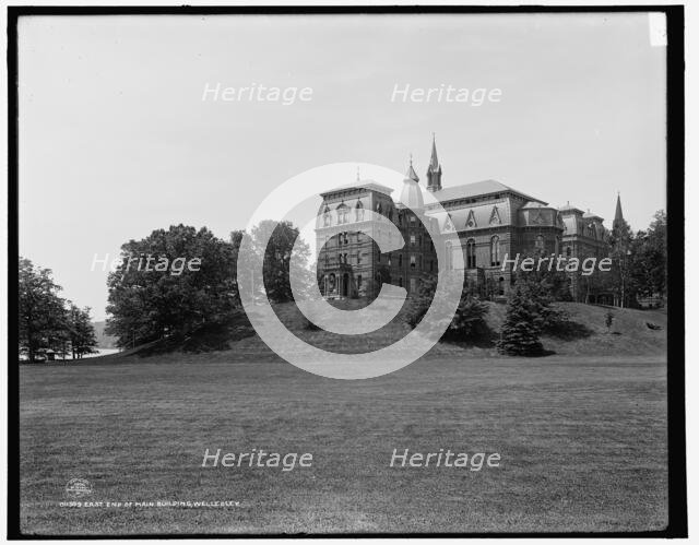 East end of main building, Wellesley, c1900. Creator: Unknown.