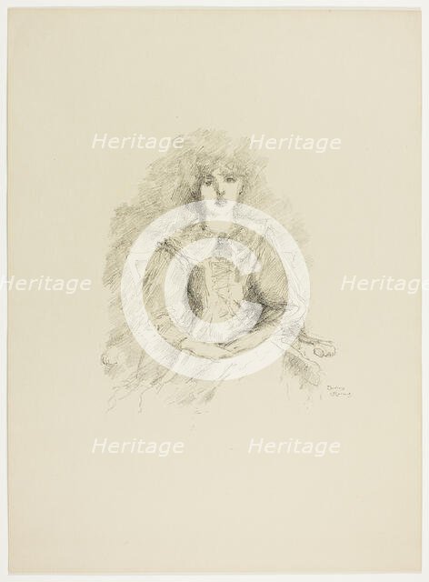 A Study by Lamplight, 1890-94. Creator: Theodore Roussel.