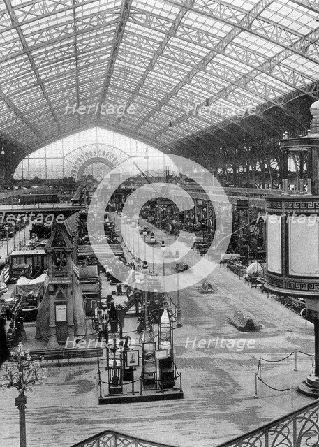 The Gallery of Machinery, Universal Exposition, Paris, 1889. Artist: Unknown